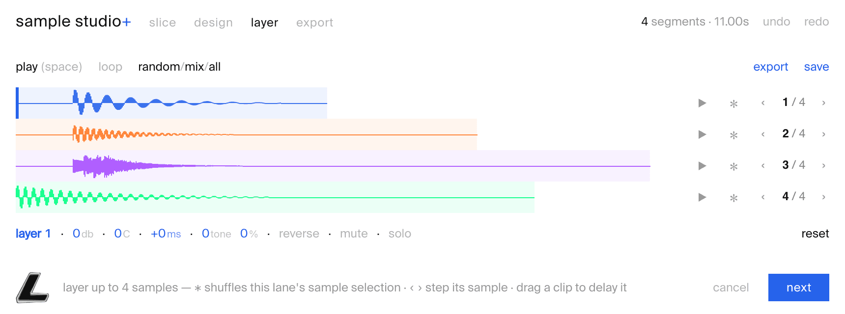 sample studio+ in action