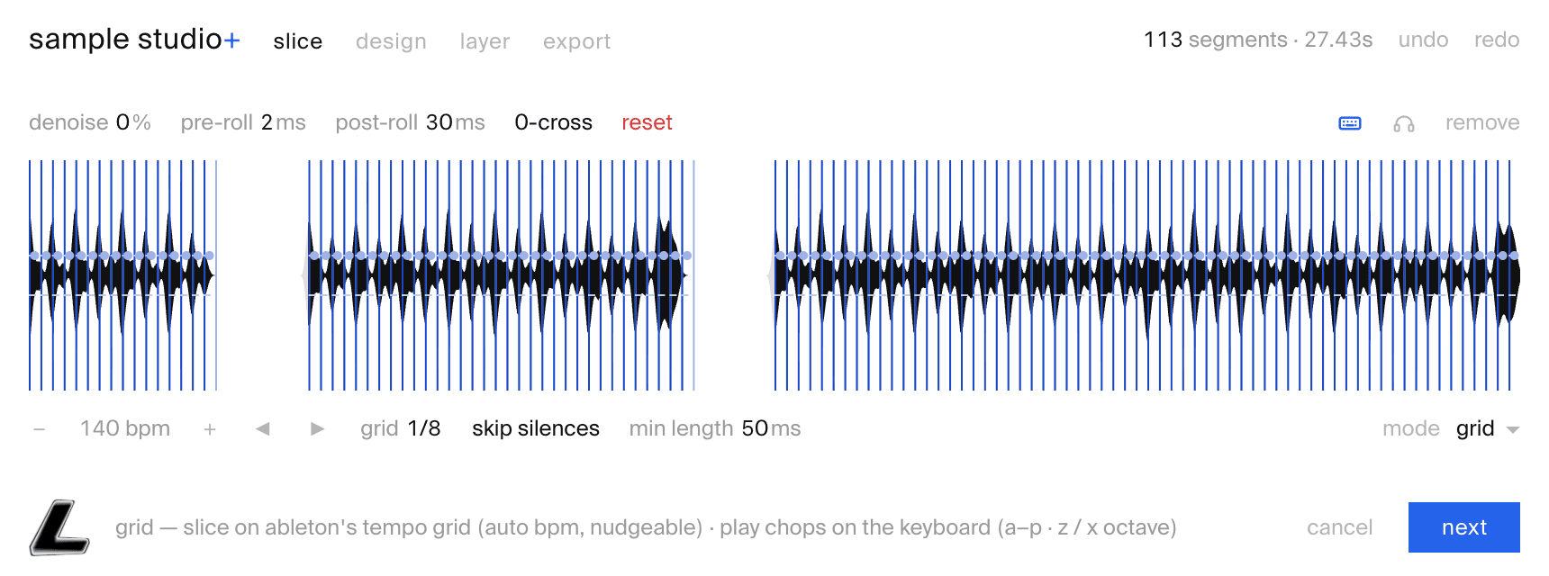sample studio+ in action